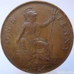 LaZooRo: Velika Britanija 1 Penny 1920 XF