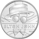 Velika Britanija srebrnik 2020 1oz 2 GBP Elton John (trezor)
