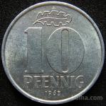LaZooRo: Vzhodna Nemčija 10 Pfennig 1963 A UNC