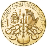 zlatnik Dunajski Filharmonik zlat kovanec naložbeno zlato unča 1 oz