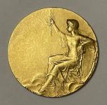 Zlatnik - Medalja 1910. "SOCIETE HORTICOLE VITICOLE FORESTIERE ET