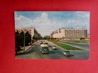 Leningrad.Moskovsky Prospekt.Auto,avtomobil,avtobus,bus