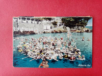 Opatija,Abbazia,Bad.Množično kopanje v morju