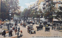 PARIS-BOULEVARD DE LA MADELINE 1913, POTOVALA