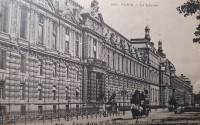 PARIS -LUVER-LA LOUVRE 1904
