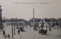 PARIS-TRG CONCORDE-La Place de la Concorde OKOLI 1910-ČISTA