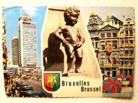 Razglednica BRUSELJ z znamko