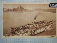 Razglednica BUDIMPEŠTA - ladja na Donavi