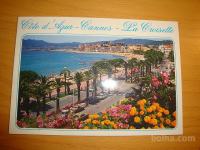 Razglednica Cannes poslana l. 1988
