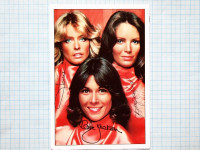 Razglednica Farrah FAWCETT, Kate JACKSON, Jaclyn SMITH - avtogram