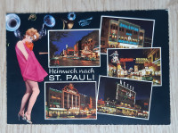 Razglednica Hamburg St. Pauli 1969 potovana Nemčija