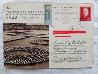 XI. VSESOKOLSKI ZLET V PRAGI 1948 RAZGLEDNICA