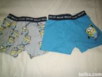 Fantovske boksarice MINIONI, VEL 122-128