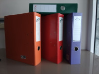 Prodam cca 150 fasciklov (registratorjev) A4, pretežno  široki (80 mm)