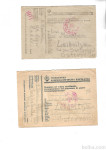 Dopisnici vojnega ujetnika iz leta 1947 in 1948