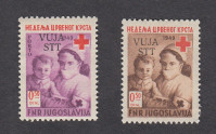 Jugoslavija 1950 Trst cona B STT VUJA - Rdeči križ
