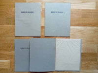 Prazni albumi za bloke - 4 kosi za 10 eur