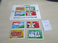 PRODAM BLOK IN KOMPL SERIJO ZNAMK -GAMBIJA ČISTO MNH
