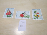 PRODAM KOMPL SERIJO ZNAMK NA SLIKI-TEMA FLORA ŽIGOSANE