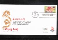 USA 2008 Olimpijske igre Peking FDC
