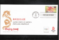 USA 2008 Olimpijske igre Peking FDC