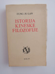 FUNG JU - LAN, ISTORIJA KINESKE FILOZOFIJE