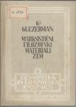 Marksistični filozofski materializem / G. Glezerman