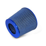 Univerzalni zračni filter dvojni konus z nastavki 60,65,70,77mm - modr