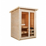 Zunanja savna HELSINKI za 2-3 osebe. 165x175x218,9 cm (komplet za zlag