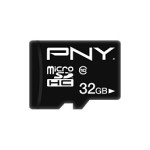32GB PNY Performance Plus MicroHC kartica razreda 10 črne barve