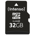 Intenso 3403480 kartica MicroSDHC 32 GB razred 4 z adapterjem SD