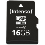 Intenso microSDHC 16GB pomnilniška kartica Class 4 z SD adapterjem