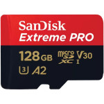 KARTICA 128GB SanDisk Extreme Pro MicroSDXC 200MB/s +Adpater
