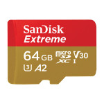 KARTICA 64GB Sandisk Extreme microsdxc 170MB/s + adapter