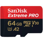 KARTICA 64GB SanDisk Extreme Pro MicroSDXC 200MB/s + Adapter