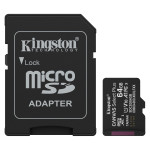 KARTICA Kingston 64GB microsdxc Canvas Select Plus Gen3 100MB/s A1 kar