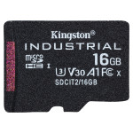 Kingston 16GB microSDHC Industrial pomnilniška kartica Class 10 UHS-I