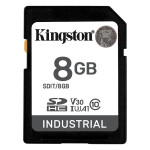 Kingston 8 GB SDXC Industrial pSLC pomnilniška kartica, UHS-I, U3, V30