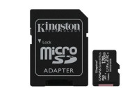 Kingston Canvas 128GB microSD C10 adapter