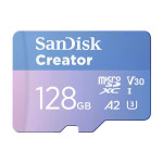 SanDisk Creator microSDXC 128 GB, razred 10, UHS-I