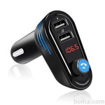 FM oddajnik, dvojni USB, MP3/WMA, Bluetooth 4.2