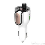 FM oddajnik in USB polnilec G52, slušalka, Bluetooth 5.0, QC 3.0 +...