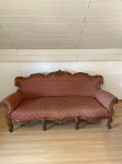 Starinski kavč, fotelj, počivalnik