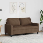 vidaXL Dvosed rjav 140 cm blago