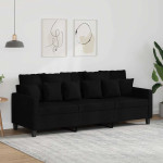 vidaXL Trosed črn 180 cm blago