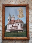 SLIKA v širšem okvirju s steklom 25 x 35,5 cm