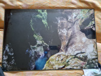 Umetniška fotografija reka v okvirju