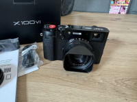Fujifilm Fuji X100VI v originalni embalaži v črni barvi z garancijo