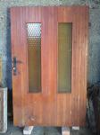 Dvokrilna garažna vrata lesena 238x188cm