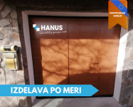 Garažna vrata HANUS zlati hrast za odprtino 1970 x 2190 (šxv) z